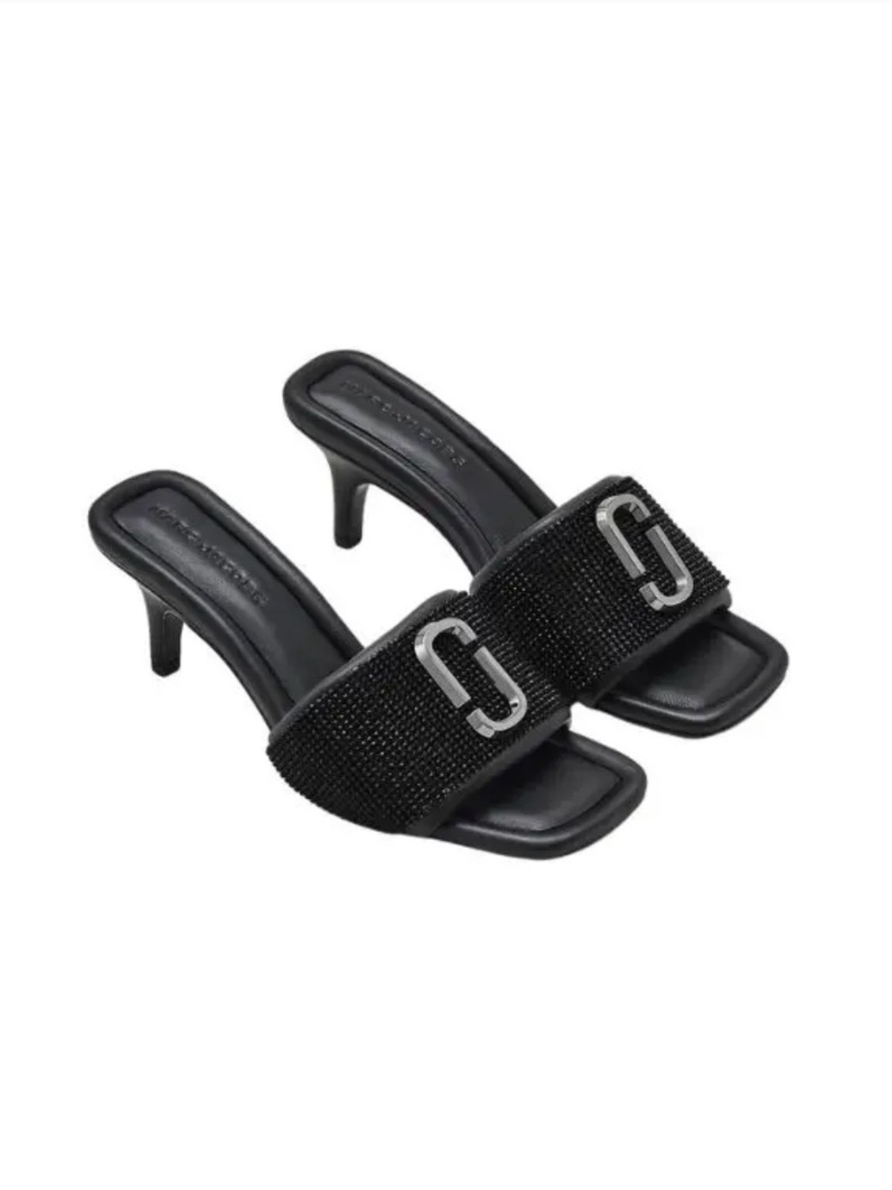 Marc Jacobs Women’s Black Crystal Slide Heels - Black NWT